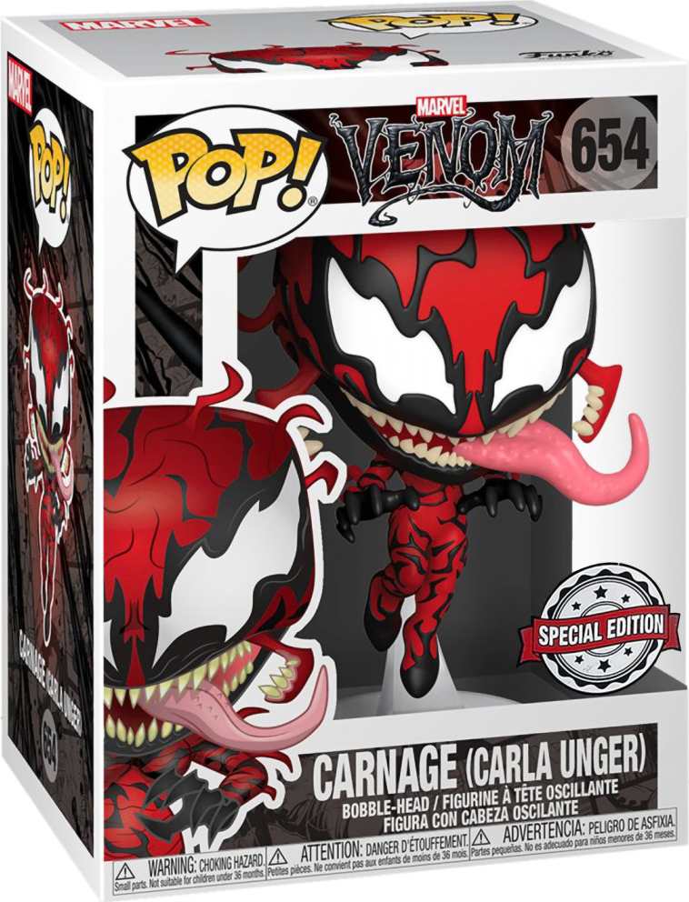 Фигурка Funko POP! Bobble: Marvel Venom: Carnage (Carla Unger) (48891)