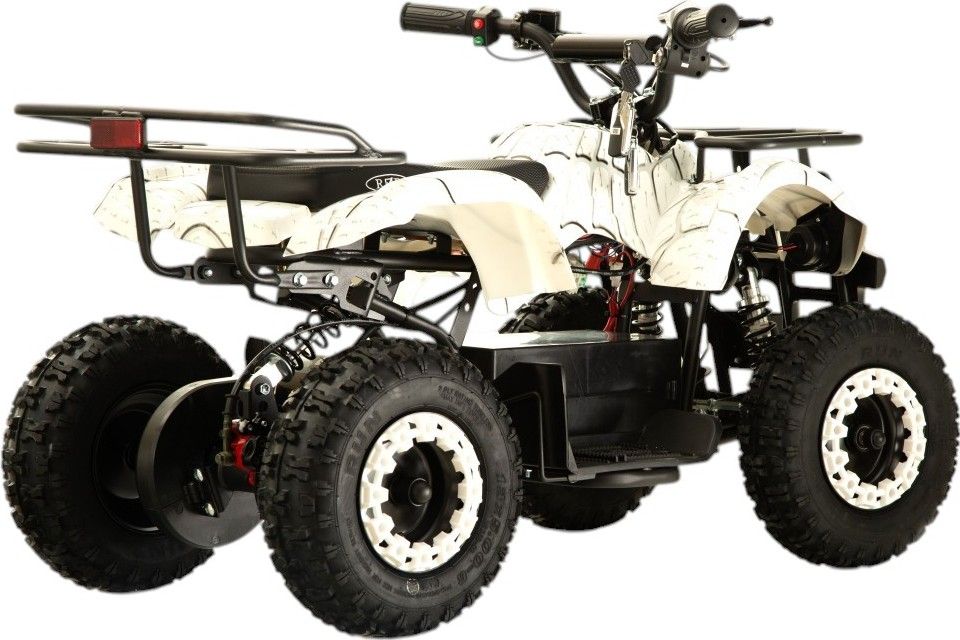 Детский электроквадроцикл RiverToys (ANRI) (белый Spider)