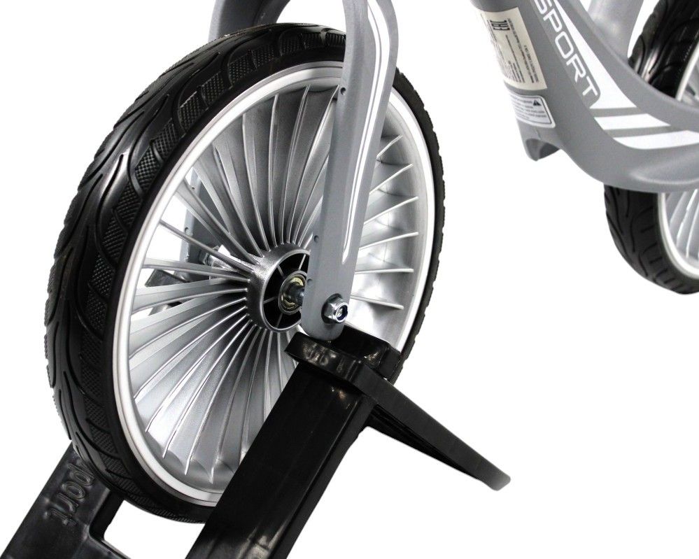 Детский беговел RiverToys (HB-007-12) (серый)