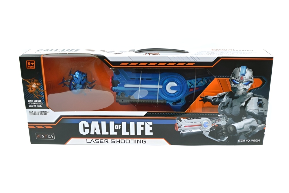 Набор лазерный бой Call of Life с жуком (синий), Winyea w7001-BLUE
