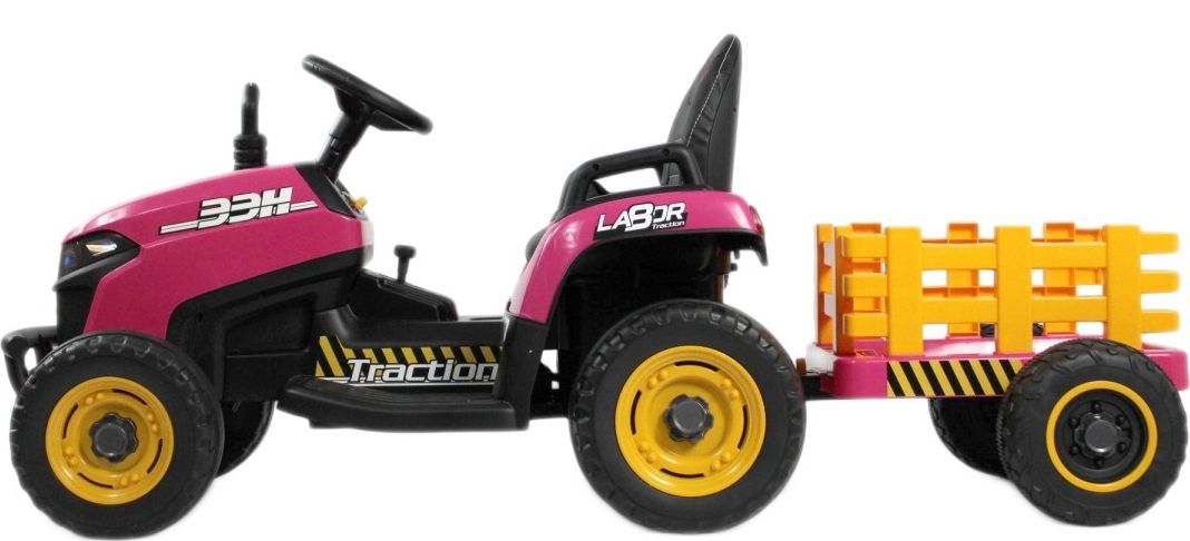 Детский электромобиль RiverToys K111KK розовый