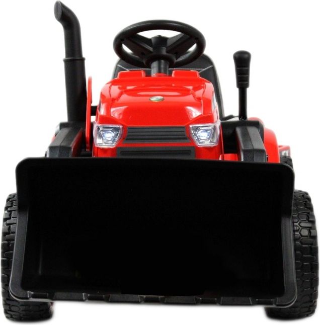 Детский электромобиль RiverToys трактор-погрузчик T333TT красный