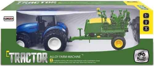 Радиоуправляемая модель фермерский трактор Korody KR6646HB с зерновой сеялкой