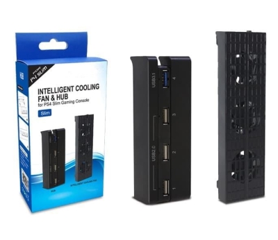 USB-разветвитель + вентилятор для PS4 Slim