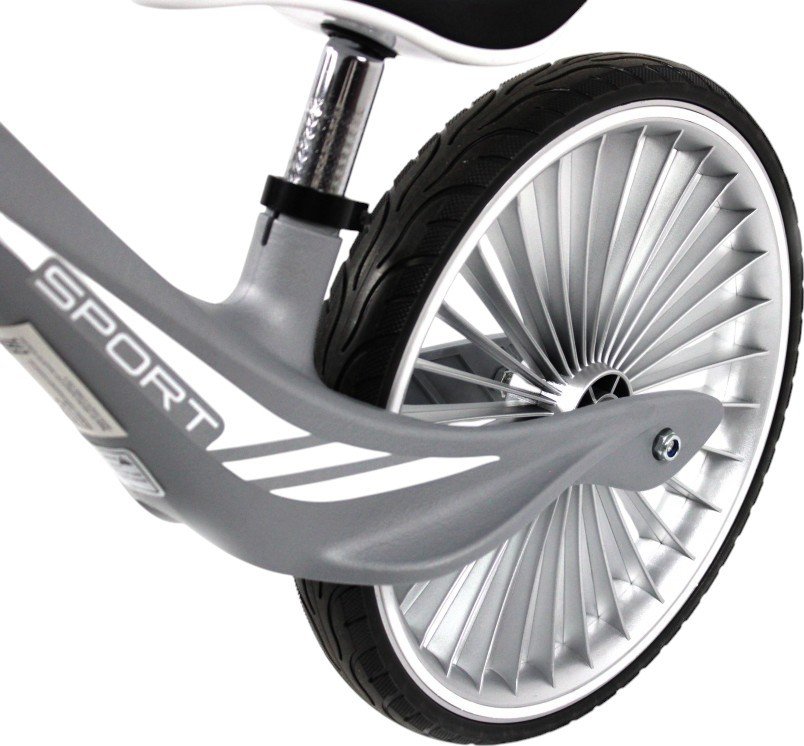 Детский беговел RiverToys (HB-007-14) (серый)