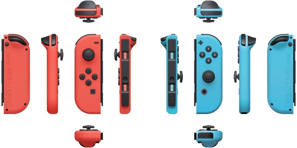 Nintendo Switch 32GB  rev.2 (неоновый красный/неоновый синий)(AZ) + Игра FIFA 23 Legacy Edition