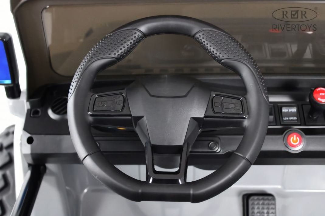 Детский электромобиль Jeep A222AA серый