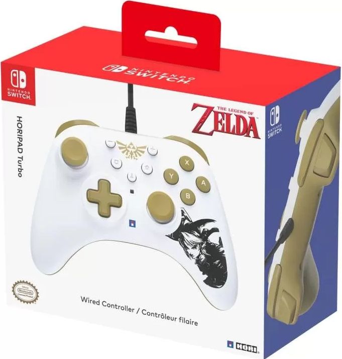 Геймпад Hori HORIPAD Turbo (Zelda) для консоли Switch (NSW-463U)