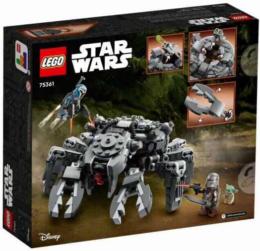 (EU) Конструктор LEGO Star Wars Танк-паук (75361)