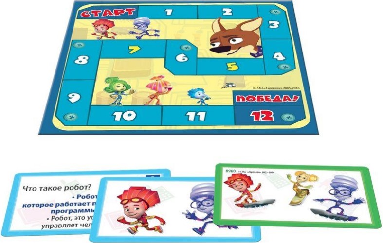 Настольная игра ZVEZDA Фикси викторина. Компьютер. , детская, ZV-8960