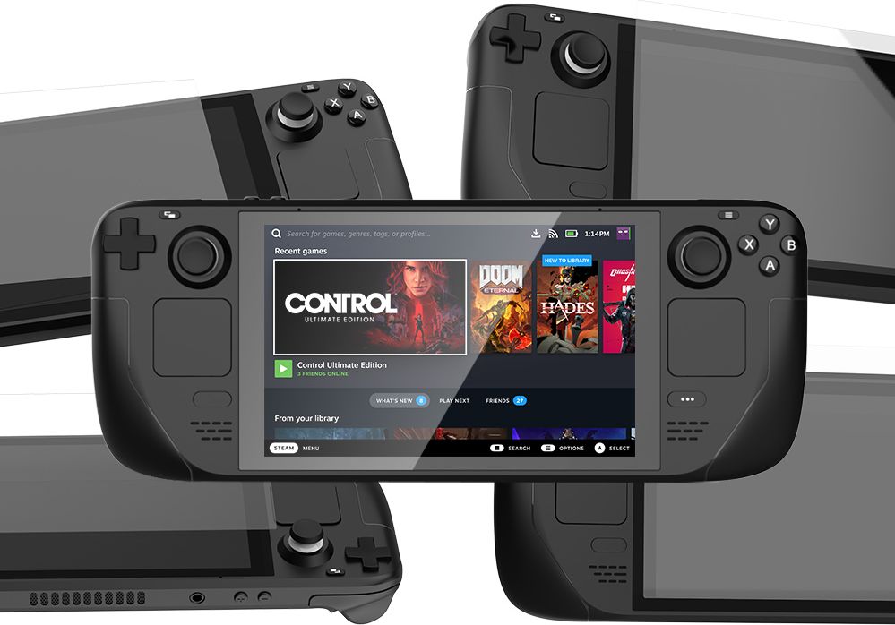 Закаленное стекло DOBE для Steam Deck (TY-3802)