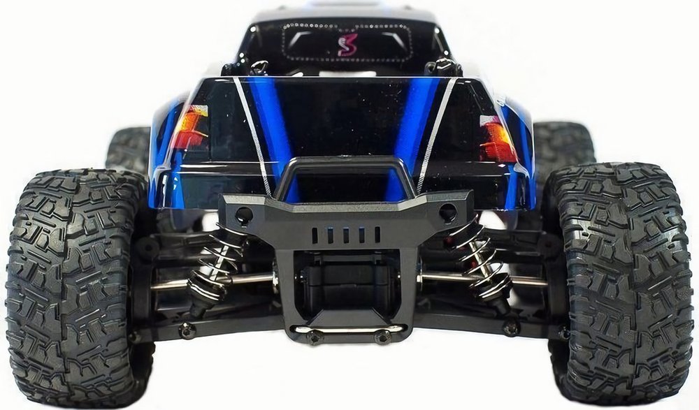 Радиоуправляемый монстр Remo Hobby SMAX Brushless (синий) 4WD 2.4G 1/16 RTR (E591-003)