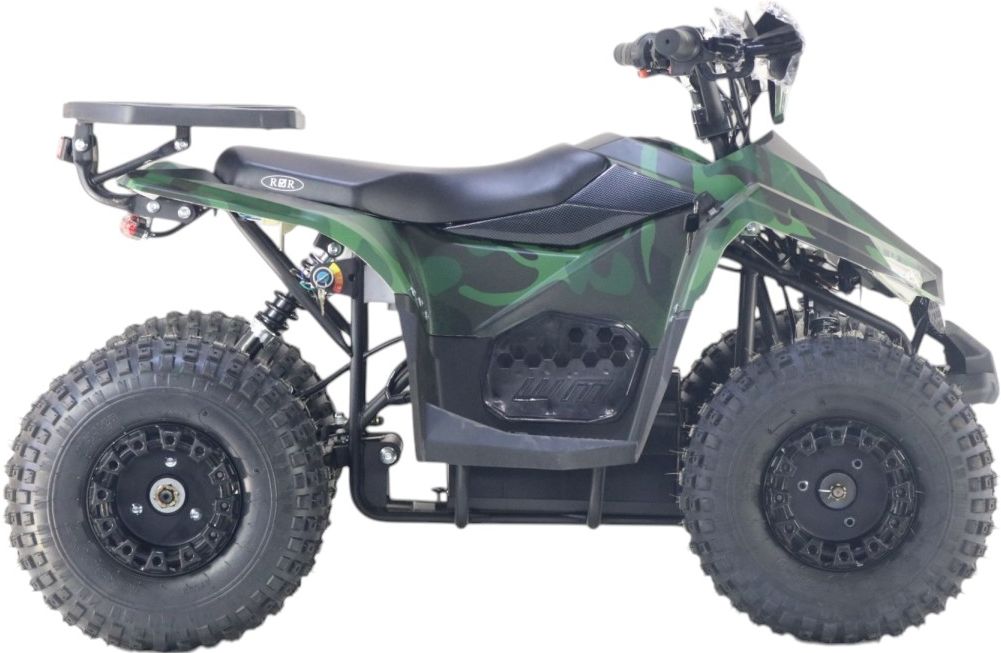 Детский электроквадроцикл RiverToys (LEON-48V-GREEN-CAMOUFLAGE) зеленый камуфляж