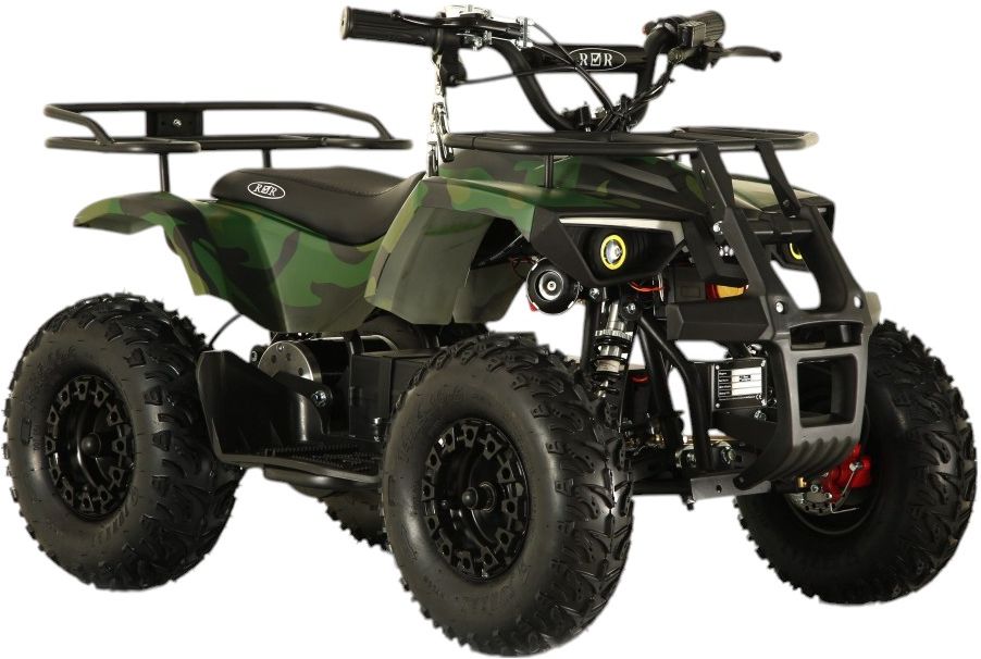 Детский электроквадроцикл RiverToys (TIKI-LUX-GREEN-CAMOUFLAGE) зеленый камуфляж