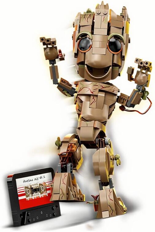 (EU) Игрушка-конструктор LEGO Marvel Я Грут (76217)