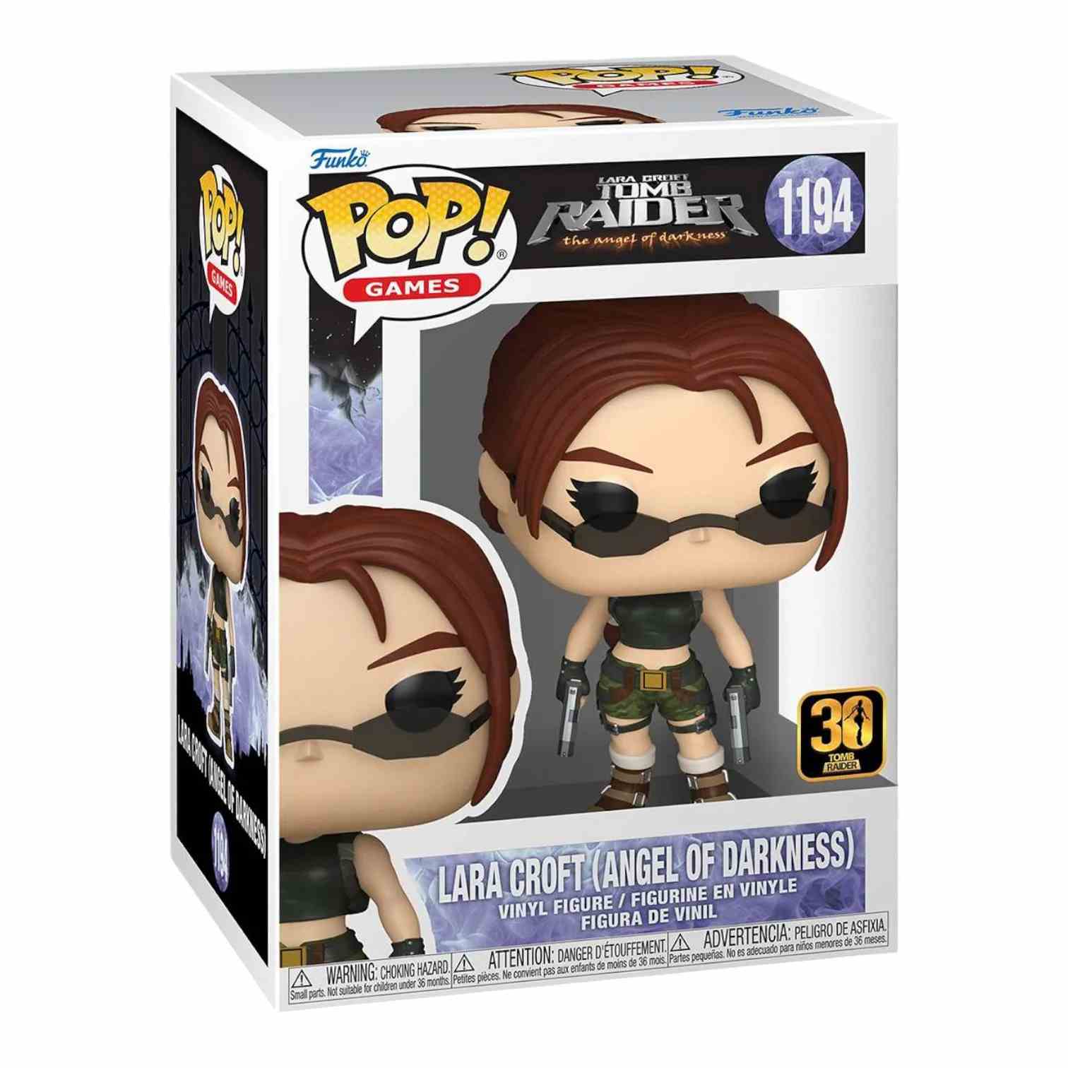 Фигурка Funko POP! Games: Lara Croft Tomb Raider - Лара Крофт (Angel of Darkness) №1194