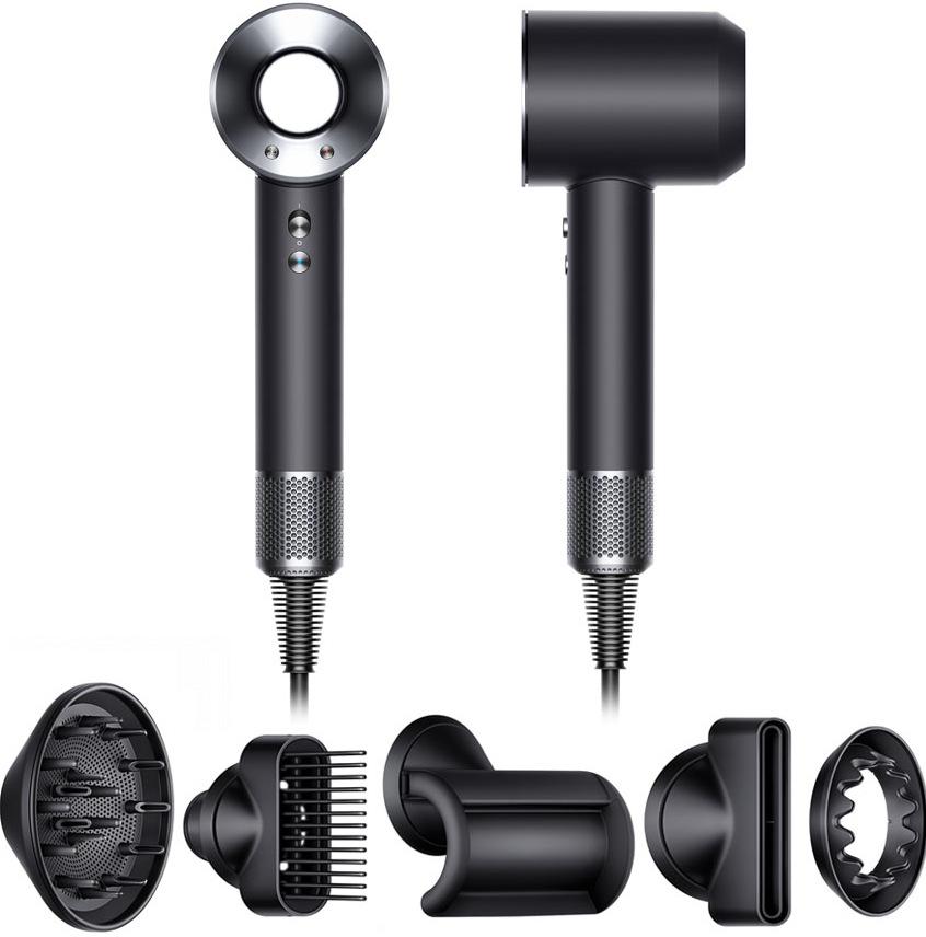 Фен Dyson Supersonic HD07 (чёрный/серебристый)
