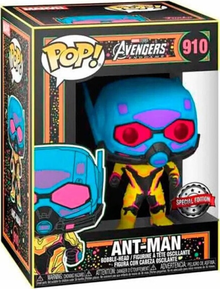 (EU) Фигурка Funko POP! Marvel Avengers Endgame: Ant-Man (Black Light) (910)
