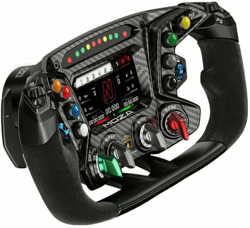 Съемное рулевое колесо MOZA Lamborghini Essenza SCV12 Sim-Racing Steering Wheel RS070