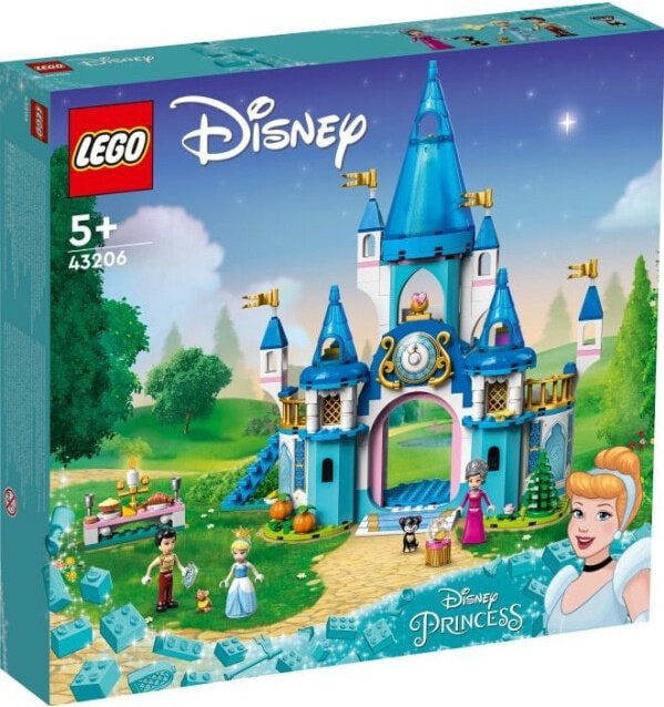 (EU) Конструктор LEGO Disney Princess Замок Золушки и Принца (43206)