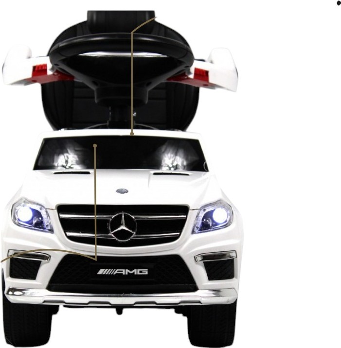 Детский толокар Mercedes-Benz GL63 RiverToys (A888AA-H) (белый)