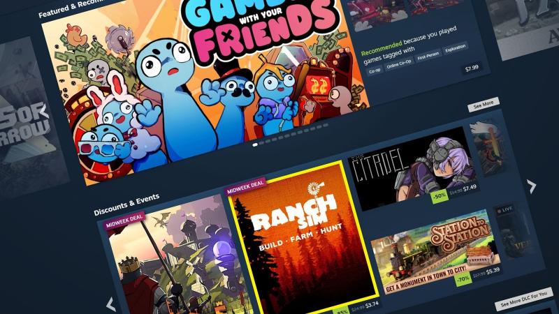 Valve обновила главную страницу Steam: что изменилось в магазине