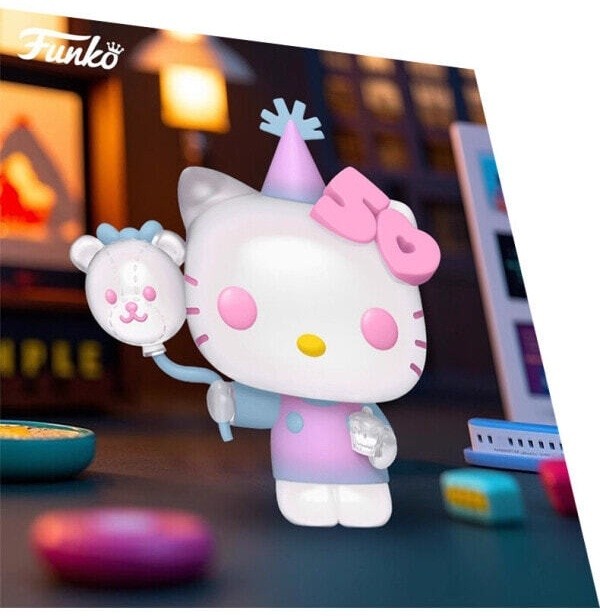 (CN) Фигурка Funko Pop! Hello Kitty: 50th Anniversary - Hello Kitty with Balloon (76)
