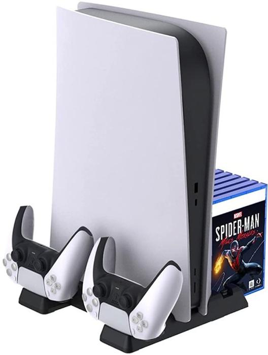 Многофункциональный стенд (подставка) Multi-Functional Cooling Stand для PS5 (TP5-0593) (белый)