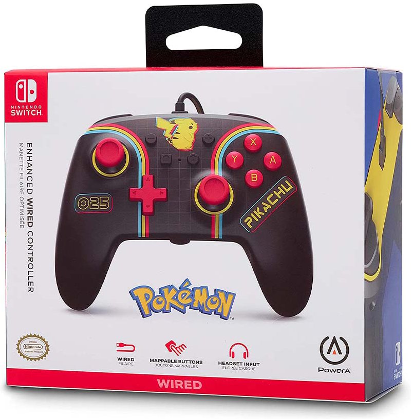 Геймпад PowerA Wireless Controller Pikachu Arcade