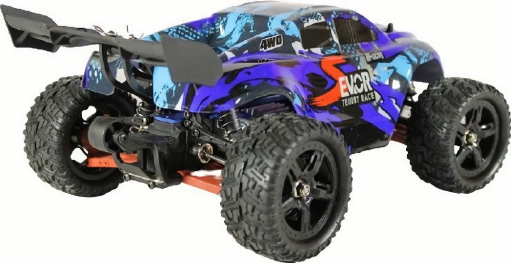 Радиоуправляемая трагги Remo Hobby S EVO-R Brushless UPGRADE V2.0 (синяя) 4WD 2.4G 1/16 RTR (E581-003)
