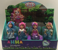 Кукла 15 см Анна, руки и ноги сгиб, в ассортименте, в дисплее КАРАПУЗ уп-12шт в кор.10уп ANNAQY603ASET-BB