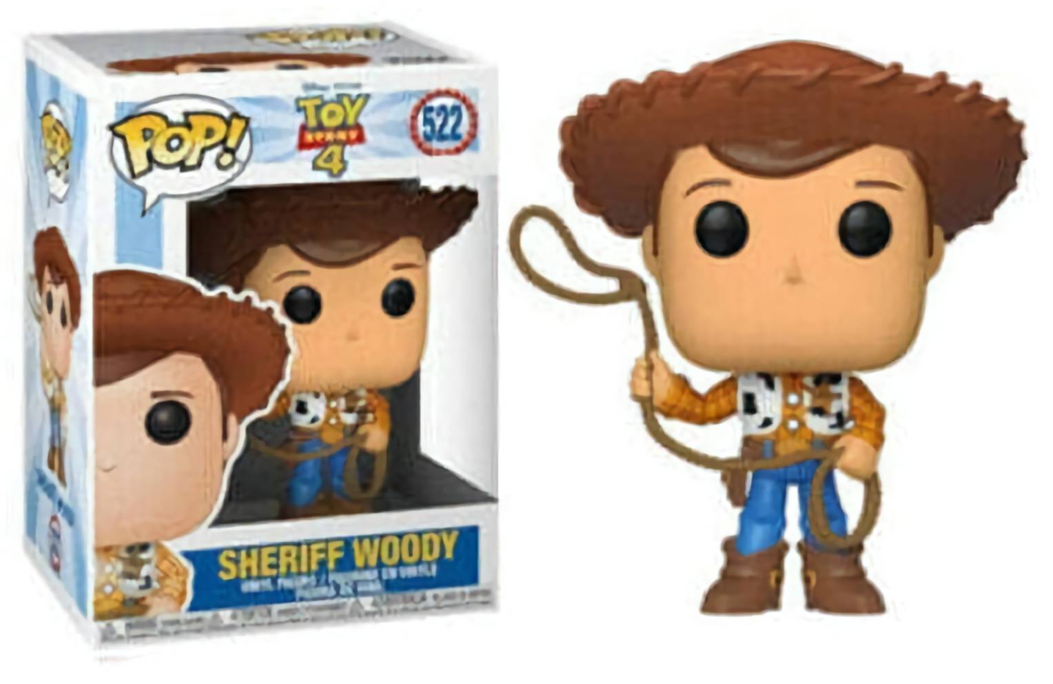 (CN) Фигурка Funko Pop! Disney: Toy Story 4 - Sheriff Woody (522)