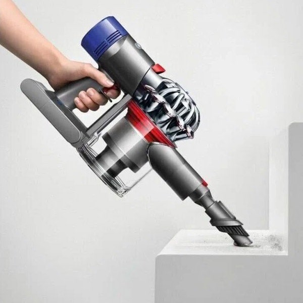 Беспроводной пылесос Dyson V8 advanced silver/nickel (SV25) - (3 насадки)