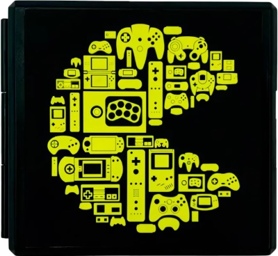 Защитный кейс HORI Premium Game Card Case Pac-Man (черно-желтый) (NSW-038U) для Nintendo Switch