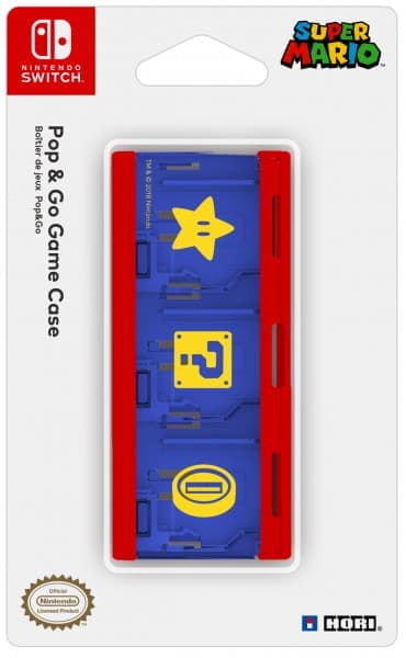 Кейс HORI Mario на 6 игровых карт для Nintendo Switch