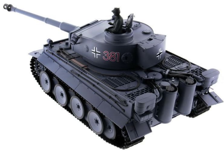 Радиоуправляемый танк Heng Long Tiger I Upgrade V7.0  2.4G 1/16 RTR, HL3818-1U7.0