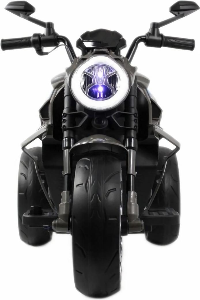 Детский электромотоцикл RiverToys C111MC серый
