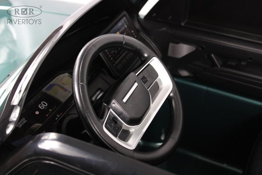 Детский электромобиль RiverToys Y999YY зеленый глянец