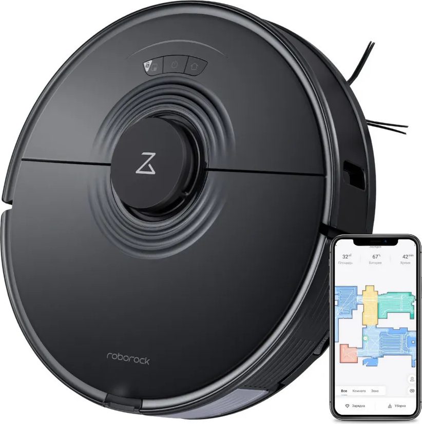 Робот-пылесос Xiaomi Roborock S7 Global Black (черный)