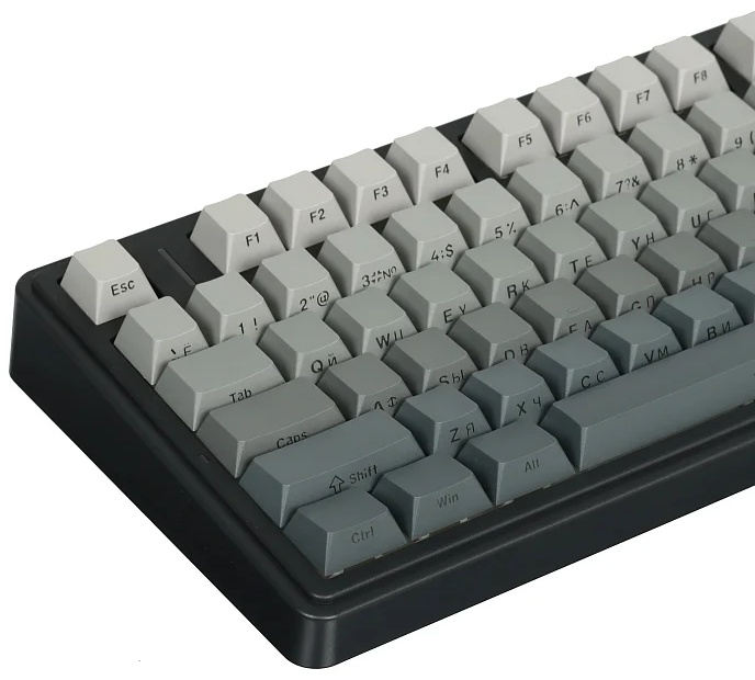 Клавиатура AULA F75 Gradient Reaper свитчи, Серо-зелёная