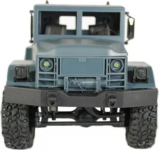 Радиоуправляемая модель MN Model военный грузовик MN-35G 4WD (1к16) серый (MN-35G)