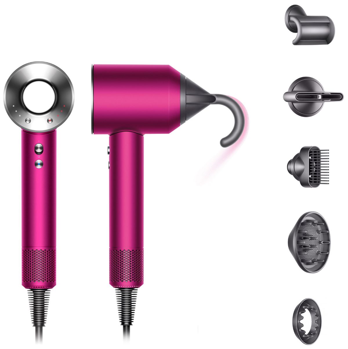 Фен Dyson Supersonic HD07 (Fuchsia/Nickel)