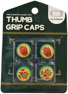 4 накладки на стики для Nintendo Switch Thumb Grip Caps Zelda TOTK (GNO-855)