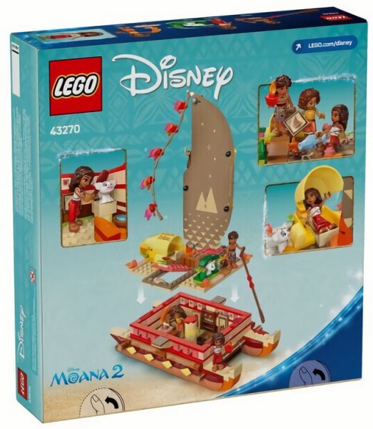 (EU) Конструктор LEGO Disney Моана: приключение на каноэ (43270)