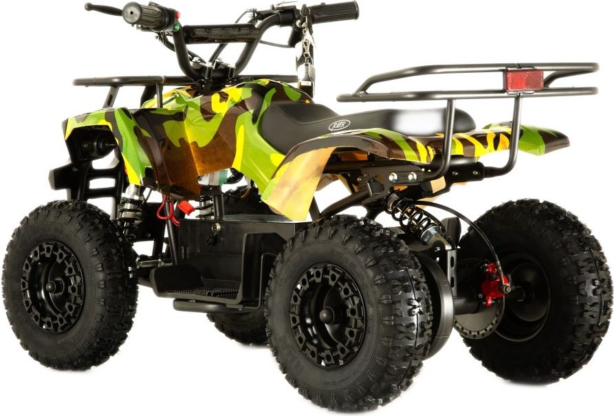 Детский электроквадроцикл RiverToys TIKI желтый камуфляж