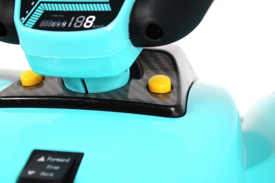 Детский электроквадроцикл RiverToys H001HH синий