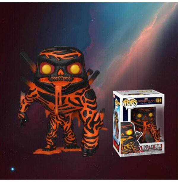 (CN) Фигурка Funko Pop! Marvel: Spider-Man Far From Home - Molten Man (474)