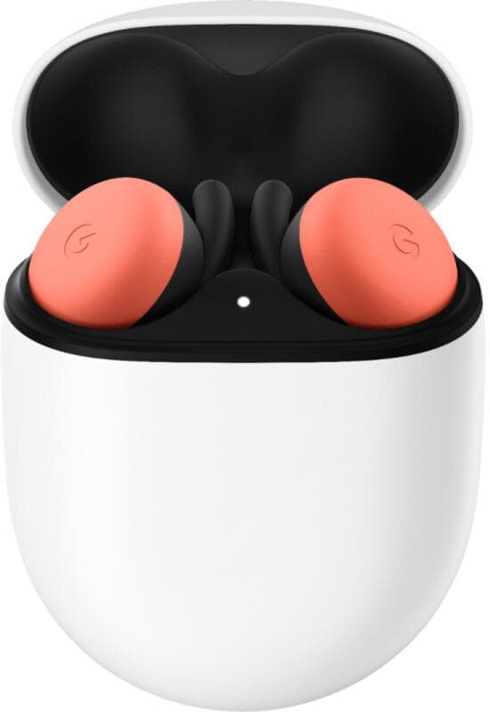 Беспроводные наушники Google Pixel Buds TWS Oh So Orange с зарядным футляром (оранжевые)