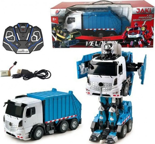 Радиоуправляемый робот JiaQi трансформер мусоровоз (TT676)
