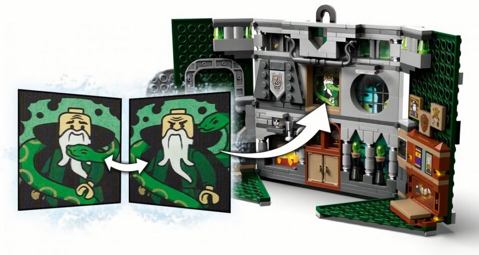 (EU) Конструктор LEGO Harry Potter Знамя факультета Слизерин (76410)